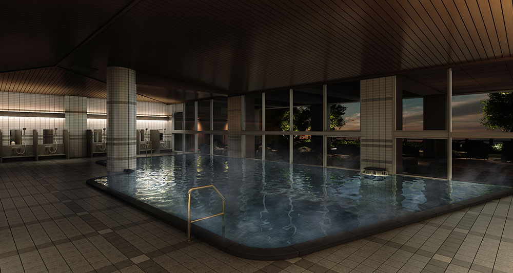 Hot springs and large public baths | Grand Mercure Beppu Bay Resort & Spa