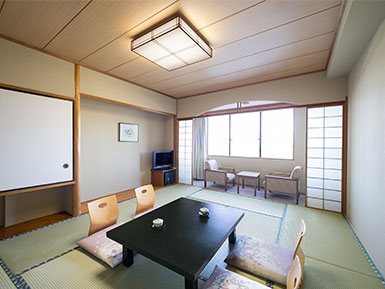 Standard room, Japanese-style room, 4 sets of futons, ocean view