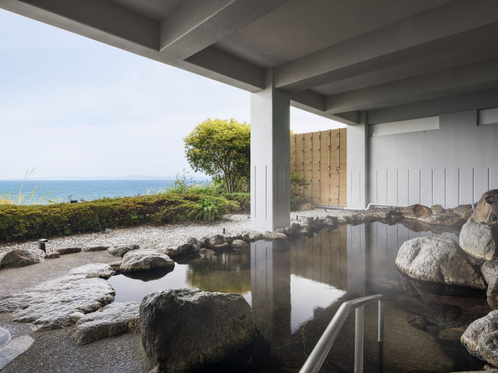 Open-air hot spring, large public bath, sauna