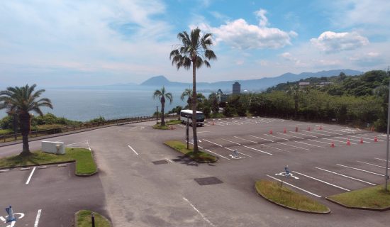 Flat parking lot
