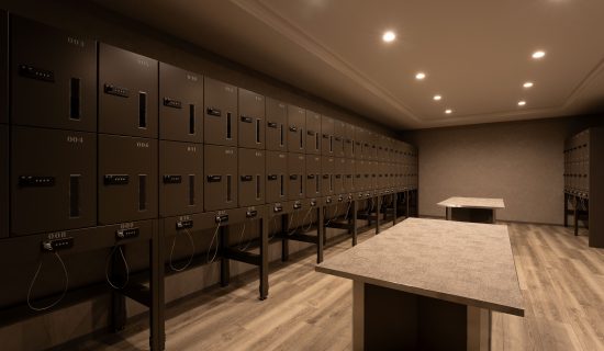 Locker room