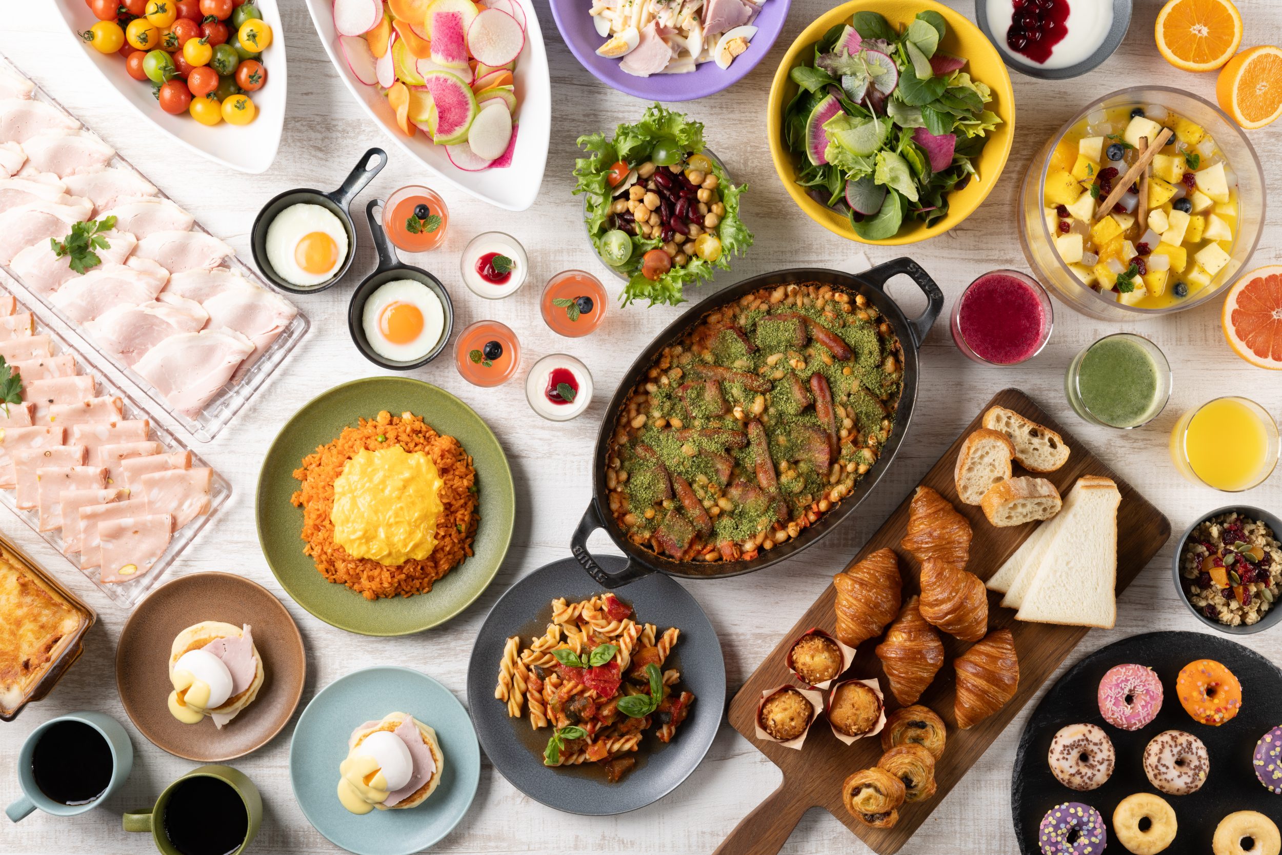 Here's a breakfast buffet menu recommended by Grand Mercure Beppu Bay Resort & Spa